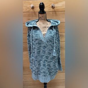 Free People Oversized Hooded Sweater.  Size S.